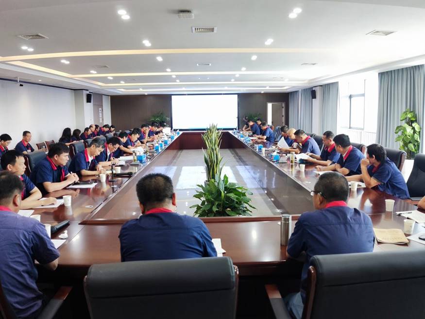 公司召開8月份安全、環(huán)保、職業(yè)衛(wèi)生工作例會(huì)