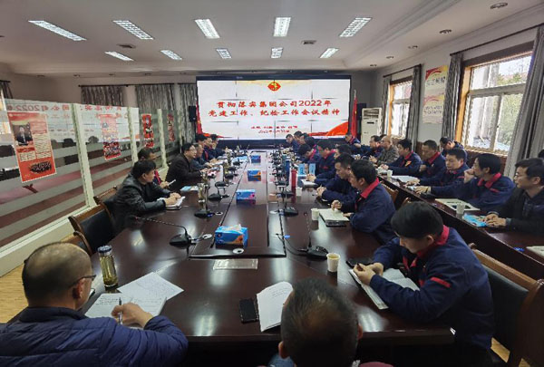 公司召開會(huì)議傳達(dá)集團(tuán)公司黨建工作、紀(jì)檢工作會(huì)議精神