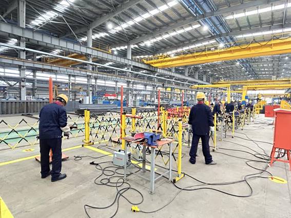 公司舉辦電焊工、電工技術(shù)比武